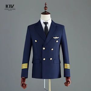 Buy cheap Uniform Type STEWARDESS Double-Breasted Jacket Pants for Pilots and Air Hostesses from wholesalers