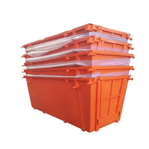 Buy cheap 4m Metal Rubbish Skip Bin Garbage Scrap Metal Container from wholesalers