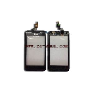 Black LG Optimus Me P350 Replacement Touch Screens , Mobile Touch Screens