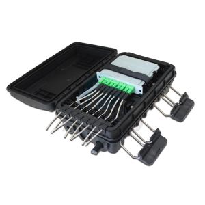 Buy cheap 1x8 LGX Splitter Aerial Junction Box IP65 Fiber Splice Enclosure Three-Tier 24 Cores from wholesalers