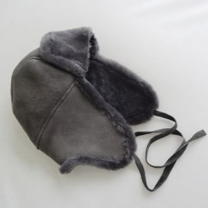 Buy cheap Classical custom shearling sheepskin double face mens winter hat from wholesalers