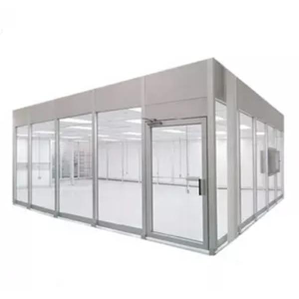 Quality Cold-Roll Steel/Stainless Steel Modular Clean Room Labs with Advanced Air Cleaning System Temperature 20 to 22 DEG C in Win for sale