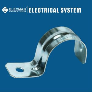 Buy cheap 1-1/4 Inch Zinc Plated Steel One Hole IMC Rigid Strap Conduit Fitting from wholesalers