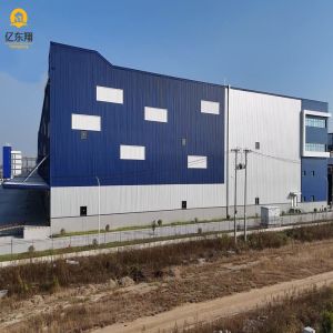 Pre Engineered Steel Warehouse Building with Sandwich Panel Cladding
