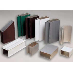 Buy cheap Powder Coating Extruded Aluminum Profiles 6060 6061 Curtain Wall Profile from wholesalers