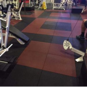 Buy cheap 1Mx1M EPDM Rubber Gym Flooring Rolls For Outdoor Playground Rubber Cushion Roll Mat from wholesalers