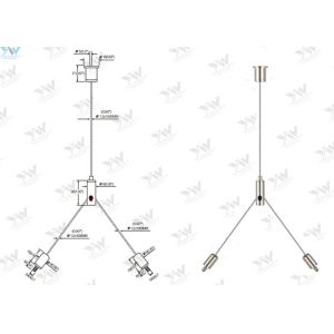 Buy cheap Height Adjustable Wire Hanging Kit Setting And Adjustable Without Utilizing Tools product