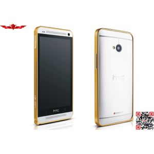 Ultra Thin 0.6MM Aluminum Bumper For HTC NEW ONE Multi Color Gift Box Yes
