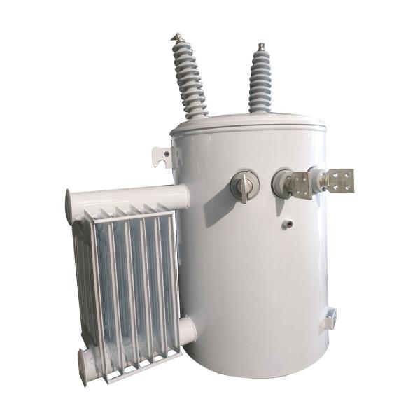 Buy cheap Step Down Single Phase Pole Mounted Oil Type Distribution Transformers 50kva 13.2kV from wholesalers