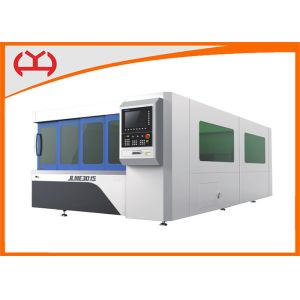Double Drive Structure Stainless Steel CNC Fiber Laser Cutter 3000x15000