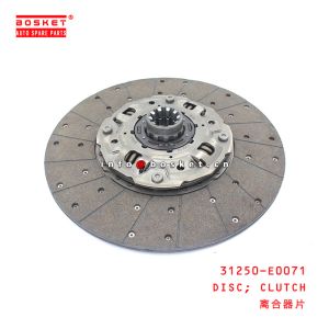 Buy cheap 31250-E0071 Clutch Disc Suitable for ISUZU HINO E13C from wholesalers