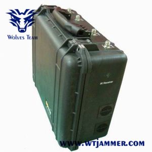 China Briefcase Shape IR Laser Telescope Long Distance Jamming Uav Drone Signal Jammer on sale