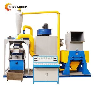 Buy cheap 28kW Power Scrap Copper Electric Wire Separator Granulator Recycling Machine for Wires from wholesalers