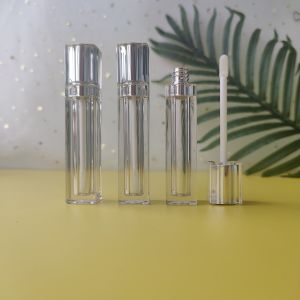 Buy cheap Square Empty Lip Gloss Tubes Gold Containers 100PCS 3ml from wholesalers