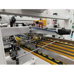 Buy cheap Automatic Folding Box Gluing and Stapling Machine for Folder Gluer Carton Box Making from wholesalers
