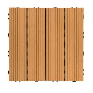 Buy cheap Outdoor Wood Interlocking Deck Tiles Hardwood Interlocking Deck Boards CE from wholesalers