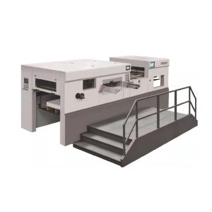 Buy cheap Max Paper Collecting Height 1350mm High Speed Flat Bed Printing and Die Cutting Machine from wholesalers
