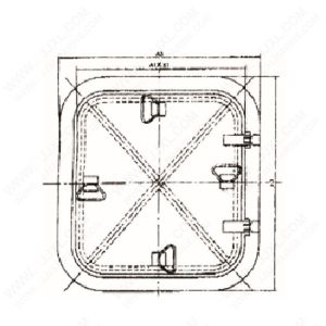 Buy cheap Aluminium Sunk Weather Tight Hatch Cover from wholesalers