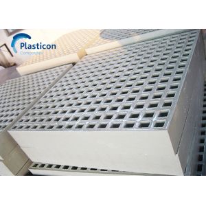 Buy cheap Glass Fiber FRP Grating 2000mm Length Fiberglass Grate Panels product