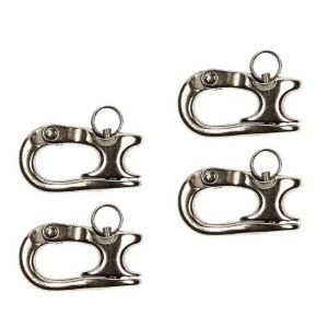 Buy cheap Imperial Measurement System Stainless Steel Sheet Snap Shackle with Thimble and Locking Pin Deck from wholesalers