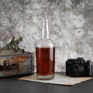 Buy cheap 2023 Professional 500ml 750ml 1000ml Square Gin Rum Vodka Whisky Glass Bottle for Soda from wholesalers