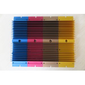 Buy cheap Colour Anodized Aluminium Heat Sink Profiles With CNC Milling Processing from wholesalers