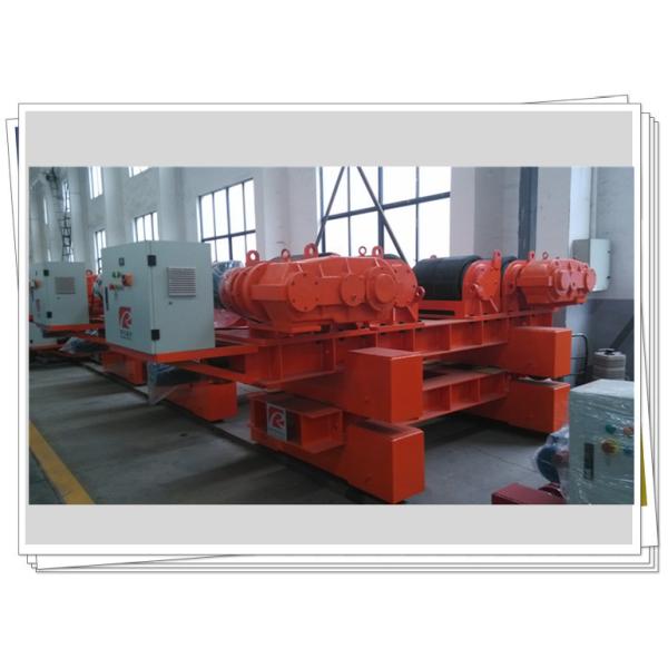 Traversing 200T Conventional Pipe Welding Rotator Rubber Wheel Tank Turning