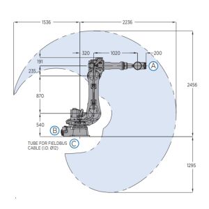 Buy cheap Used Yaskawa Picking With Robot Gripper 6 Axis Robot Arm Hight Payload 180kg from wholesalers