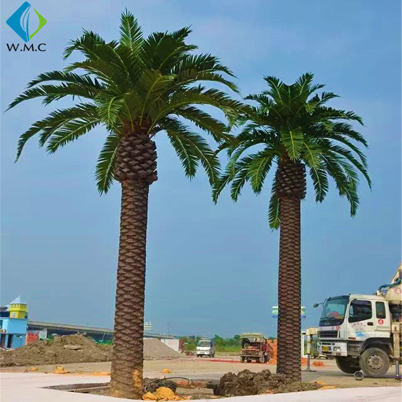 Buy cheap Custom Artificial Palm Trees Environmentally Friendly Beautiful Shape from wholesalers