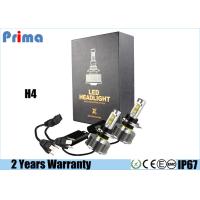 Buy cheap H4 H / L LED Headlight Bulb 30W Power 3000lm Lumen IP68 Waterproof product