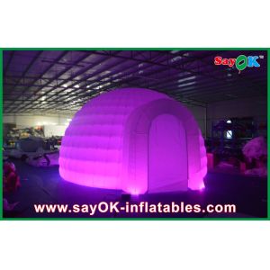 Inflatable Igloo Tent Advertising Dome Inflatable Air Tent , Led Light