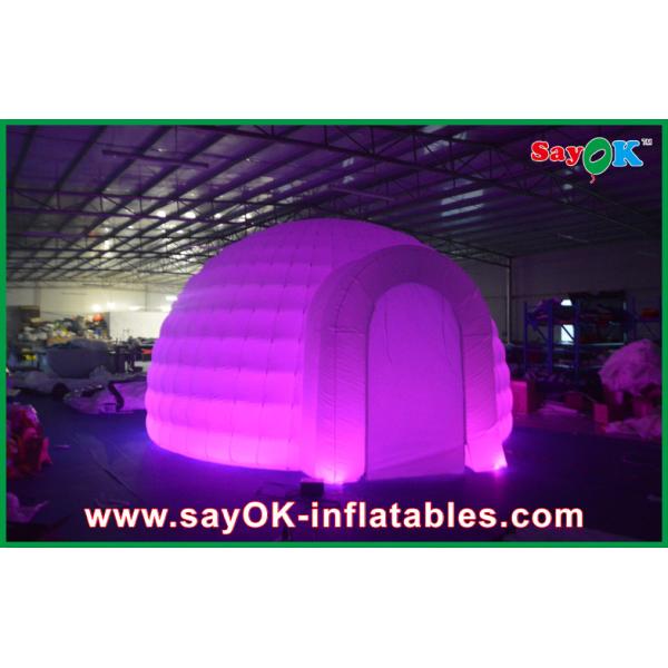 Inflatable Igloo Tent Advertising Dome Inflatable Air Tent , Led Light
