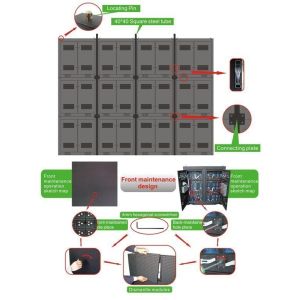 Buy cheap P5 advertising Indoor Led Screens , Al full color led display screen 12kg / pc from wholesalers