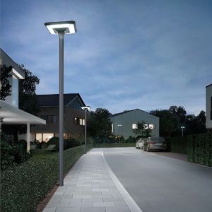 45W Quare Shape Outdoor Garden Solar Light All In One IP65 For Communities Parks