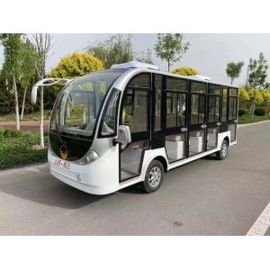 Electric Sightseeing Bus 14 Seats Mini Bus With Door 2024 Factory New Style Bus