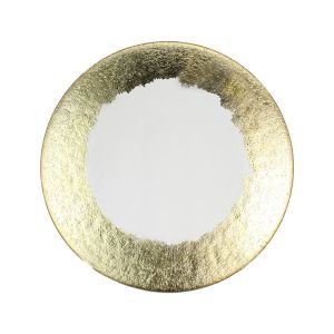 Buy cheap Custom made Glass Charger Bowl with Electroplating and Spraying Color from wholesalers