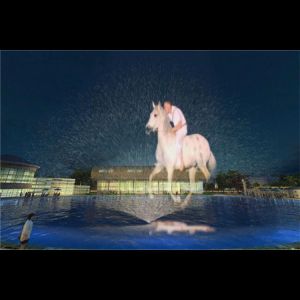 Buy cheap Electricity Powered Atomized Water Fountain With Silver Finish from wholesalers