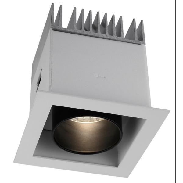 High Excellent Lumen Performance 250mA LED Spot Downlights Dimmable 9W Square