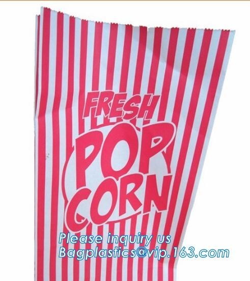 Custom kraft breakfast pastry packaging bag baking bread square bottom paper bag