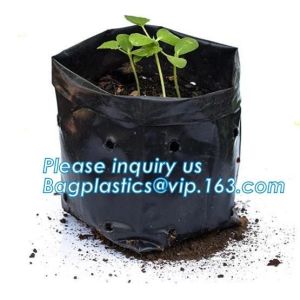 Buy cheap Wholesale Poly Black Square Garden Plastic Baby Flower Plant Nursery Poly Bags for Hydroponics,1gal 2gal 3gal 5gal 7gal from wholesalers