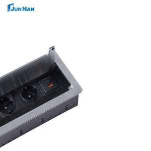 Buy cheap 110V 220V Table Hidden Sockets Universal USB Power Smart Built In Electric Socket With Slider Cover from wholesalers