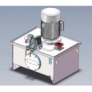 Buy cheap T Structure Custom Hydraulic Station Based On Drawings Samples For Engineering Machinery from wholesalers