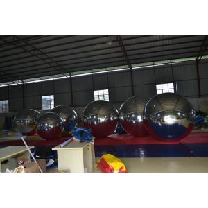 Buy cheap Giant Glossy PVC Inflatable Advertising Balloons , Customized Mirror Balloons from wholesalers