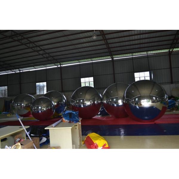 Quality Giant Glossy PVC Inflatable Advertising Balloons , Customized Mirror Balloons for sale