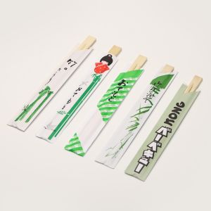 Customised Custom Logo High Quality Disposable Wooden ChopSticks Reusable