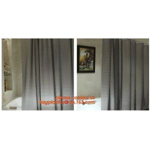 New popular transparent printed peva shower curtain, Polyester Shower Curtain
