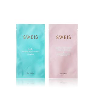 Buy cheap Custom Printing PET facial mask packaging Plastic Cosmetics bags with Healt Seal with best price from wholesalers