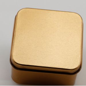 Buy cheap Wedding Candy Gold Tin Containers 0.21mm Small Tin Jars from wholesalers