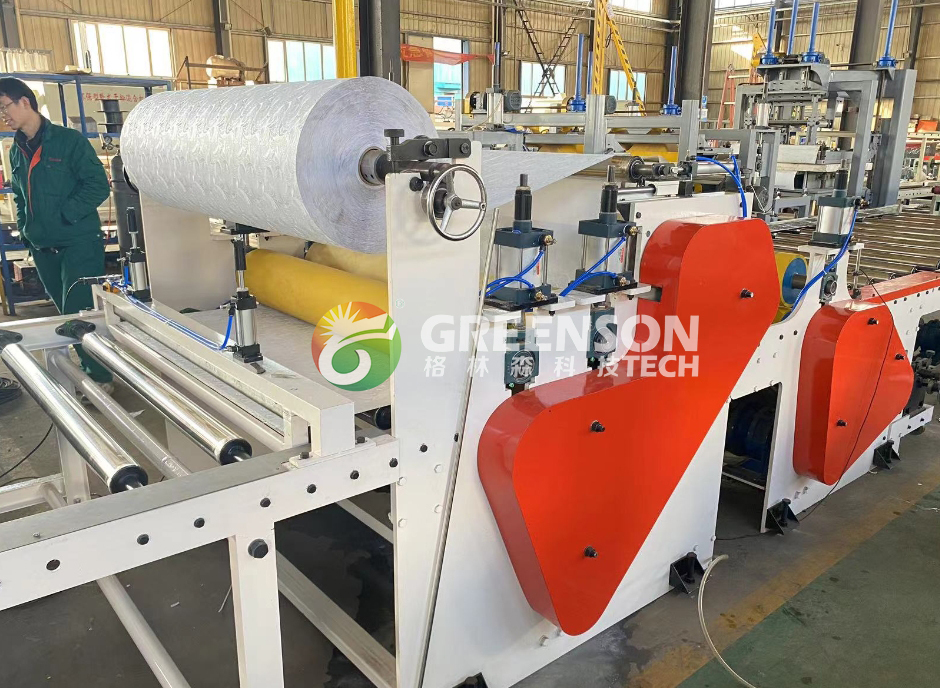 Automatic Gypsum Ceiling Tile Making Machine with PLC Control