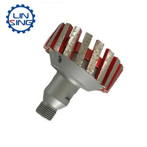 Buy cheap Calibrating CNC Stubbing Diamond Milling Grinding Wheel for Granite Marble Quartz 50mm Diameter from wholesalers